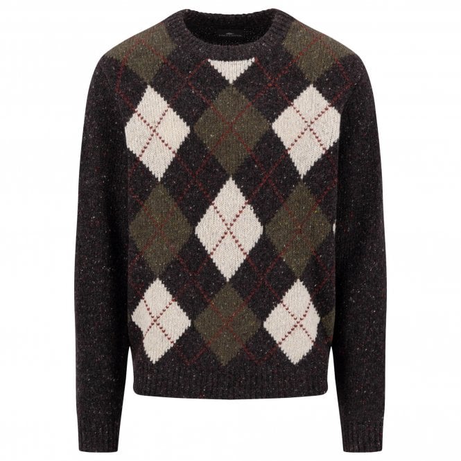 Fynch-Hatton Argyle Knitted Sweater Regular Fit