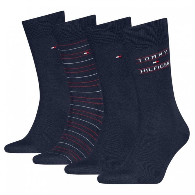 Tommy Hilfiger Gift Box Socks || 4 Pairs
