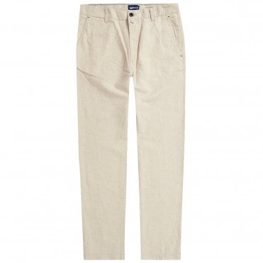 Gas Jeans Παντελόνι New Sadeck Det Λινό Στενή Γραμμή