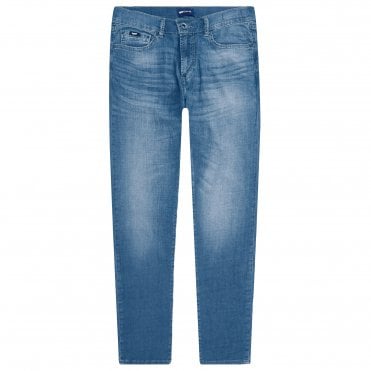 Gas Jeans Albert Simple Rev Jean Παντελόνι Στενή Γραμμή 8oz.