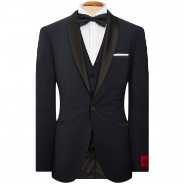 HUGO Κουστούμι Tuxedo Arti224E1X/HestenM204X Extra Στενή Γραμμή