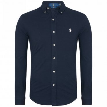 Ralph Lauren Πουκάμισο Featherweight Πικέ Άνετη Γραμμή