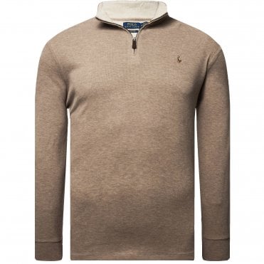 Ralph Lauren Half Zip Φούτερ Άνετη Γραμμή