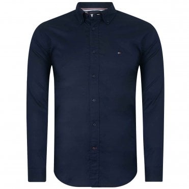 Tommy Hilfiger Πουκάμισο Poplin Core Flex Κανονική Γραμμή