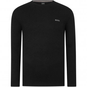 BOSS T-shirt Πυτζάμας Waffle LS-Shirt