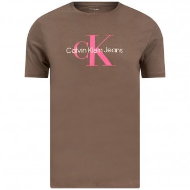Calvin Klein T-shirt Μπλούζα SS Hero Monologo Κανονική Γραμμή