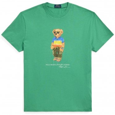 Ralph Lauren T-shirt Μπλούζα Bear Κανονική Γραμμή