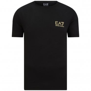 EA7 T-Shirt Gold Label Στενή Γραμμή