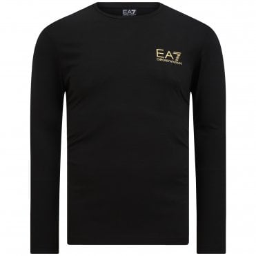 EA7 T-Shirt Gold Label Στενή Γραμμή