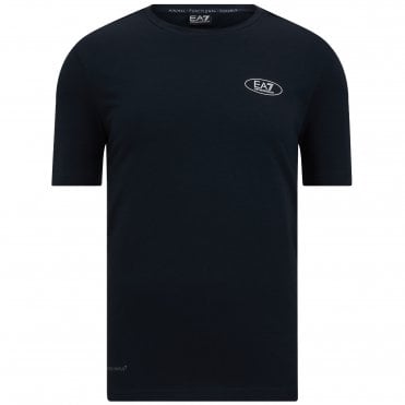 EA7 T-shirt Μπλούζα Train Armani Blue Sport Κανονική Γραμμή
