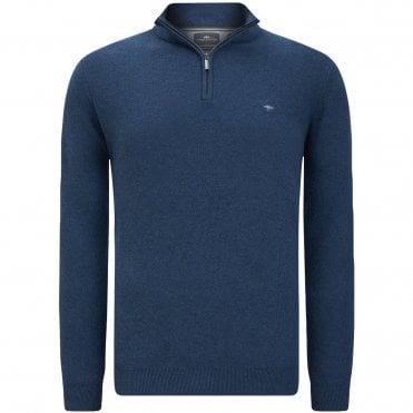 Fynch-Hatton Πουλόβερ Half-Zip Κανονική Γραμμή