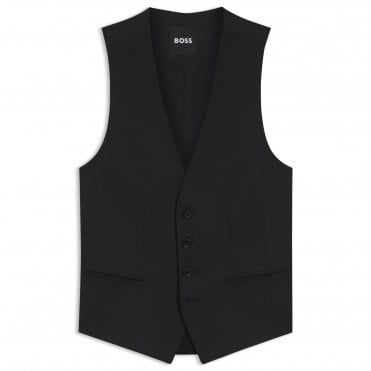 BOSS Γιλέκο H-Huge-Vest-B1 Στενή Γραμμή