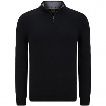 BOSS Πλεκτό Πουλόβερ Half Zip H-Hemarlo Κανονική Γραμμή
