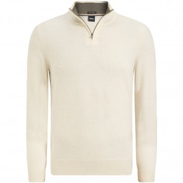 BOSS Πλεκτό Πουλόβερ Half Zip H-Hemarlo Κανονική Γραμμή