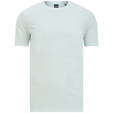 BOSS T-shirt Tiburt 240 Bubble-Jacquard Κανονική Γραμμή