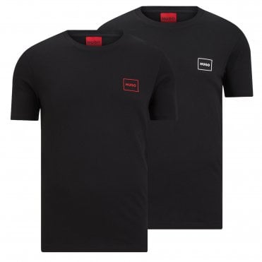 HUGO T-shirt Dugopak Κανονική Γραμμή || 2-Pack
