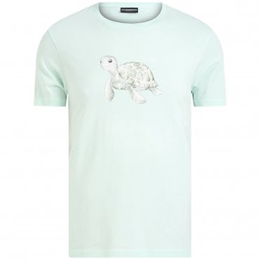 Emporio Armani T-shirt Μπλούζα Sea Animals Κανονική Γραμμή
