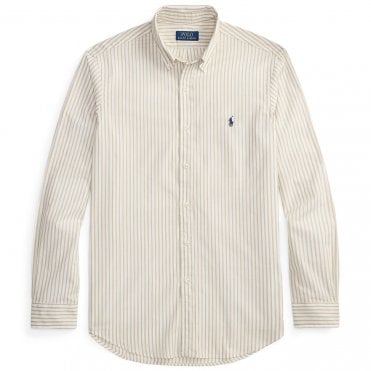 Ralph Lauren Πουκάμισο Ριγέ Κανονική Γραμμή