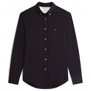 Tommy Hilfiger Πουκάμισο Performance Interlock Στενή Γραμμή