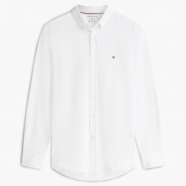 Tommy Hilfiger Πουκάμισο Performance Interlock Στενή Γραμμή