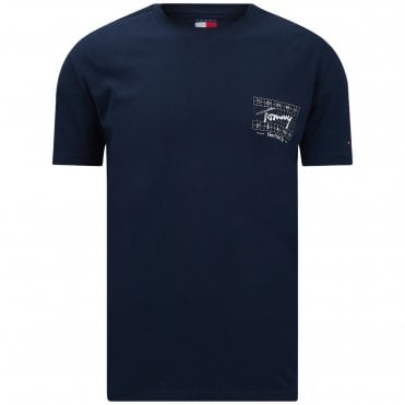 Tommy Hilfiger TJM T-Shirt Sign Flag Κανονική Γραμμή