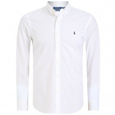 Ralph Lauren Πουκάμισο Ποπλίνα Στενή Γραμμή