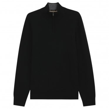 BOSS Πλεκτό Πουλόβερ Half Zip H-Hemarlo Κανονική Γραμμή