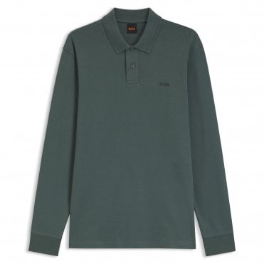 BOSS Polo Μπλούζα Pe_interlock_long Κανονική Γραμμή