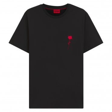 HUGO T-shirt Diflow Κανονική Γραμμή