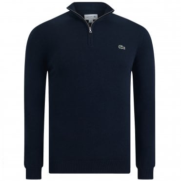 Lacoste Πλεκτό Πουλόβερ Half Zipped Κανονική Γραμμή