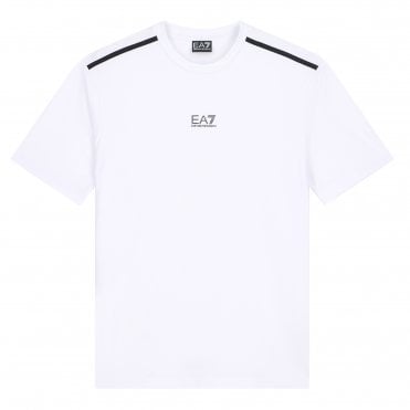 EA7 T-shirt Μπλούζα Natural Ventus7 Κανονική Γραμμή