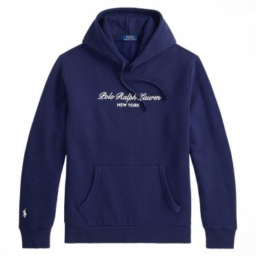 Ralph Lauren Φούτερ Fleece Με Κουκούλα Κανονική Γραμμή