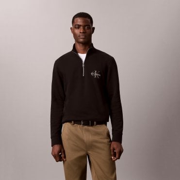 Calvin Klein Φούτερ 350Terry Micro Monologo Κανονική Γραμμή