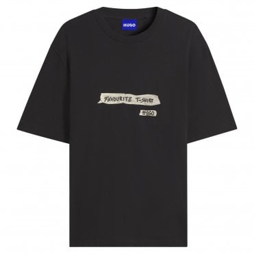 HUGO T-shirt Naxter Κανονική Γραμμή