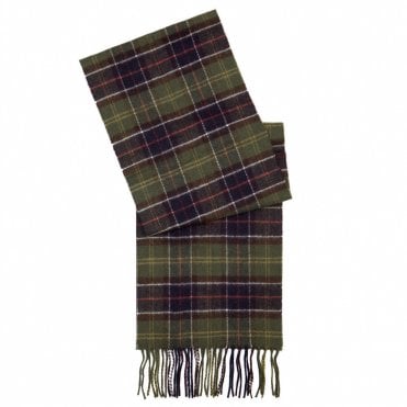 Barbour Κασκόλ Μάλλινο Tartan