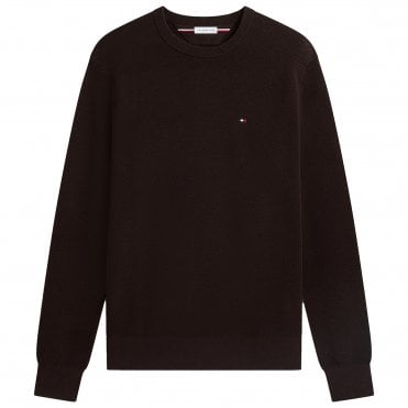 Tommy Hilfiger Πλεκτό Πουλόβερ Essential Structure Κανονική Γραμμή