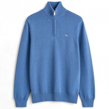 Gant Πλεκτό Half Zip Πουλόβερ Κανονική Γραμμή