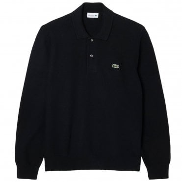 Lacoste Πλεκτή Polo Μπλούζα Κανονική Γραμμή