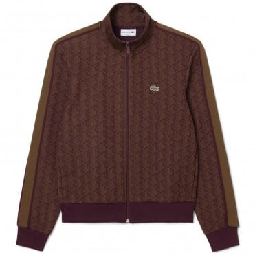 Lacoste Ζακέτα Φούτερ Paris Jacquard Monogram Κανονική Γραμμή