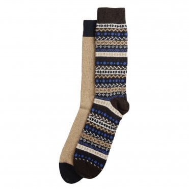 Barbour Κάλτσες Fair Isle || 2 Pack
