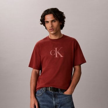 Calvin Klein T-Shirt Μπλούζα SS Hero Monologo Κανονική Γραμμή
