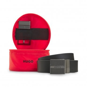 HUGO Ζώνη Garet_Soft_Gb35_pgr