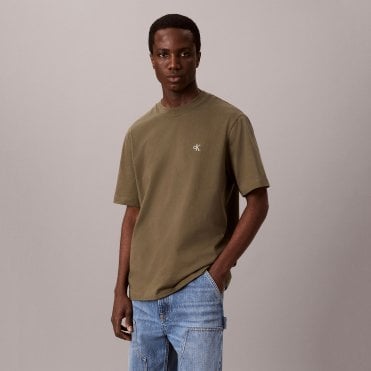 Calvin Klein T-shirt Μπλούζα Monogram 20s Άνετη Γραμμή
